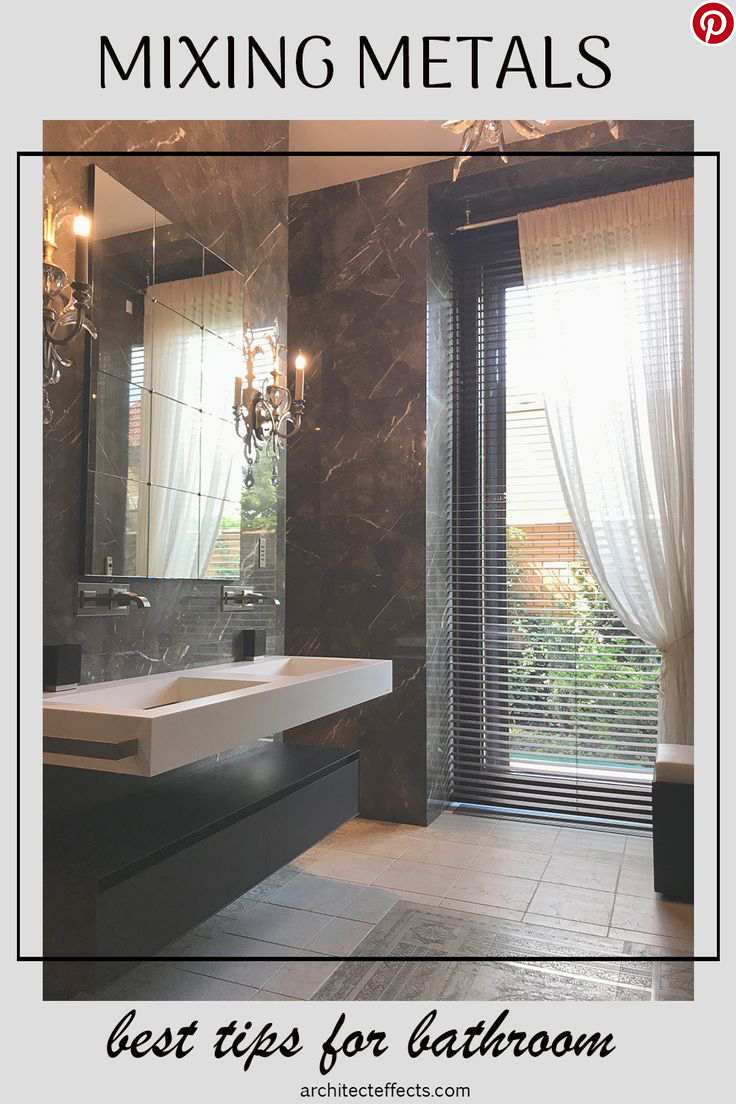 Best Mixing Metals in Bathroom Ideas Tips for Pulling it Off! 5 BEST