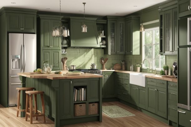 Best Green Kitchen Cabinets to Bring the Outside In