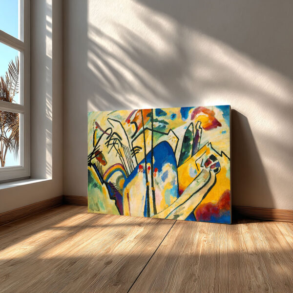 Dynamic Abstract Canvas – Kandinsky Inspired Wall Art | Modern Fine Art Print