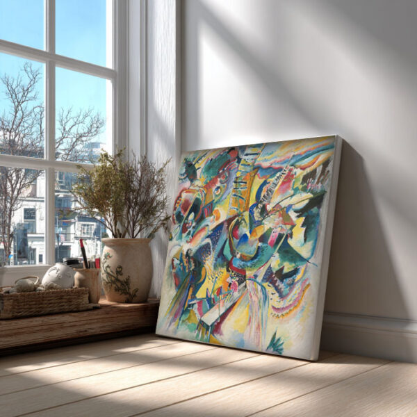 Colorful Abstract Canvas – Kandinsky Inspired Wall Art | Modern Fine Art Print
