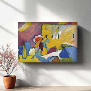 Vibrant Abstract Canvas – Kandinsky Inspired Wall Art | Modern Fine Art Print